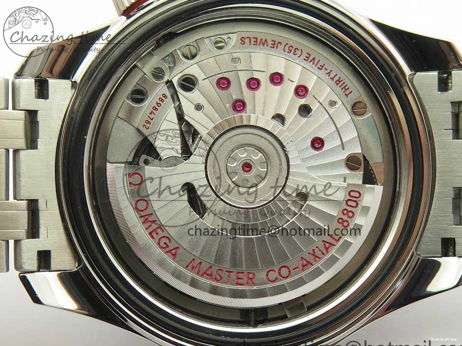 1222 Effortless 2018 Seamaster Diver 300M OMF Best Edition Blue Ceramic Gray Dial on SS Bracelet A8800 (Black Balance Wheel) 7958